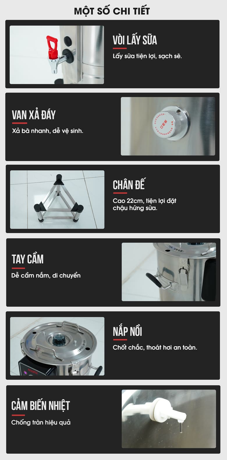 Một số tiện ích sản phẩm