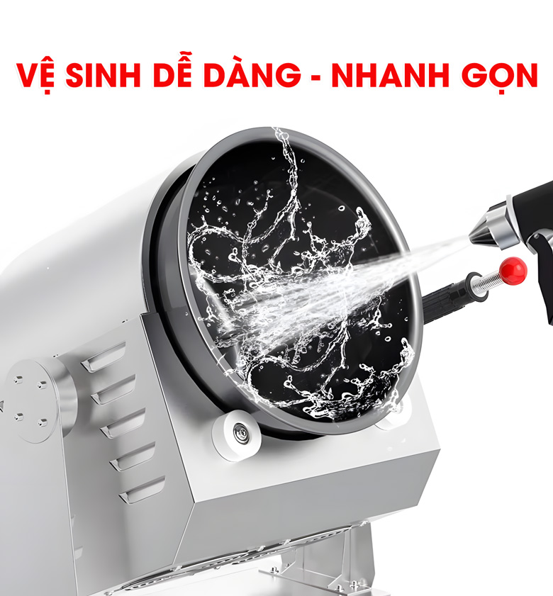 Quá trình vệ sinh máy thuận tiện hơn với súng xịt nước áp lực cao Quá trình vệ sinh máy thuận tiện hơn với súng xịt nước áp lực cao