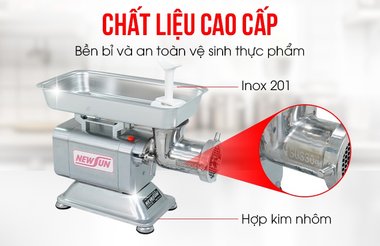 Chất liệu chế tạo cao cấp, bền bỉ, chắc chắn và đảm bảo vệ sinh Chất liệu chế tạo cao cấp, bền bỉ, chắc chắn và đảm bảo vệ sinh