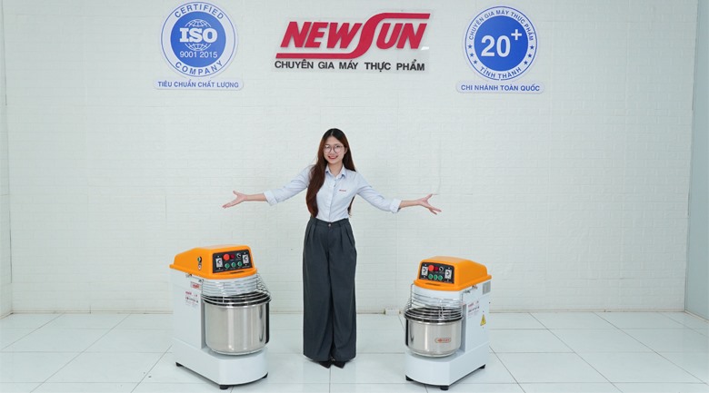 Hình ảnh thực tế của máy trộn bột mì