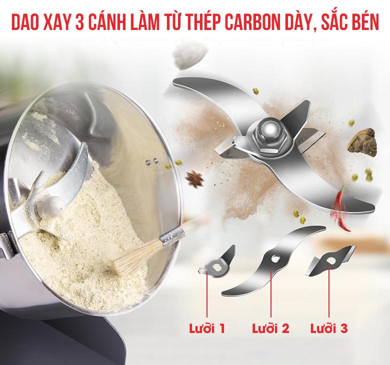 Bộ 3 lưỡi dao xay tăng hiệu quả xay nghiền bột Bộ 3 lưỡi dao xay tăng hiệu quả xay nghiền bột