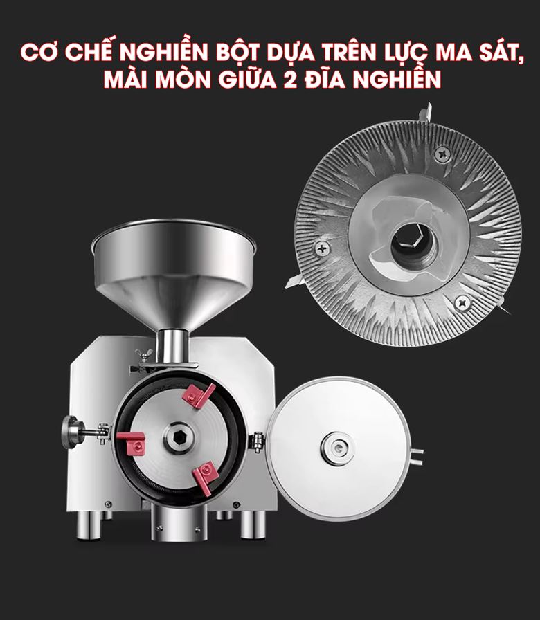 Nguyên lý hoạt động của máy xay nghiền bột khô HR2200 Nguyên lý hoạt động của máy xay nghiền bột khô HR2200