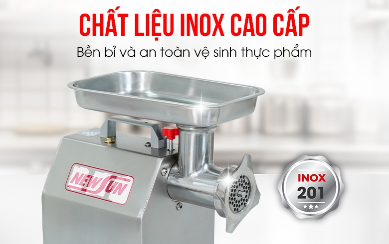 Chất liệu chế tạo cao cấp, chắc chắn và đảm bảo vệ sinh Chất liệu chế tạo cao cấp, chắc chắn và đảm bảo vệ sinh