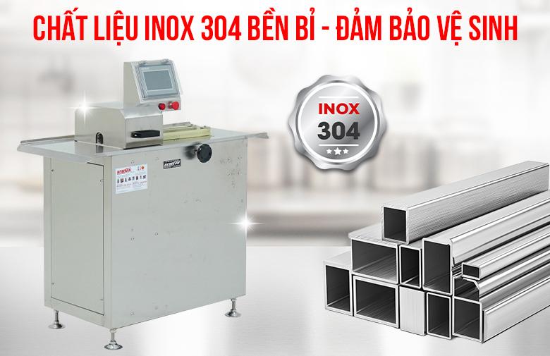 Chế tạo từ chất liệu inox 304 cao cấp Chế tạo từ chất liệu inox 304 cao cấp