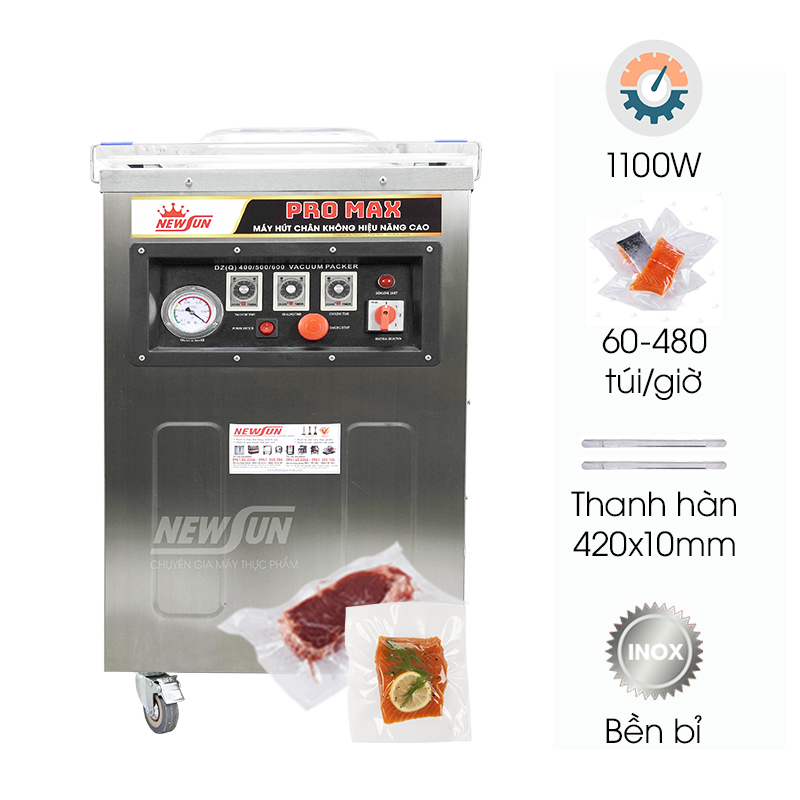 Máy hút chân không ruốc DZQ520 Promax