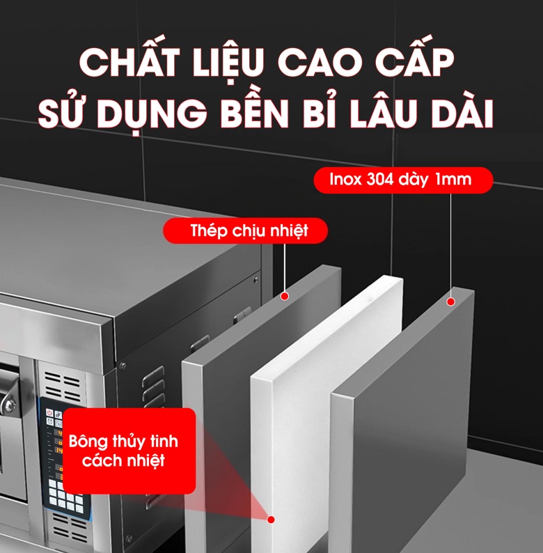 Chất liệu chế tạo cao cấp, bền bỉ và an toàn Chất liệu chế tạo cao cấp, bền bỉ và an toàn