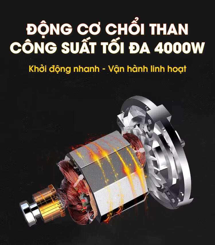 Động cơ dây đồng chổi than 4000W Động cơ dây đồng chổi than 4000W