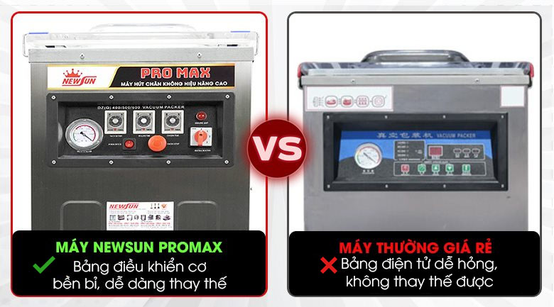 Bảng điều khiển cơ dễ sử dụng và thay thế