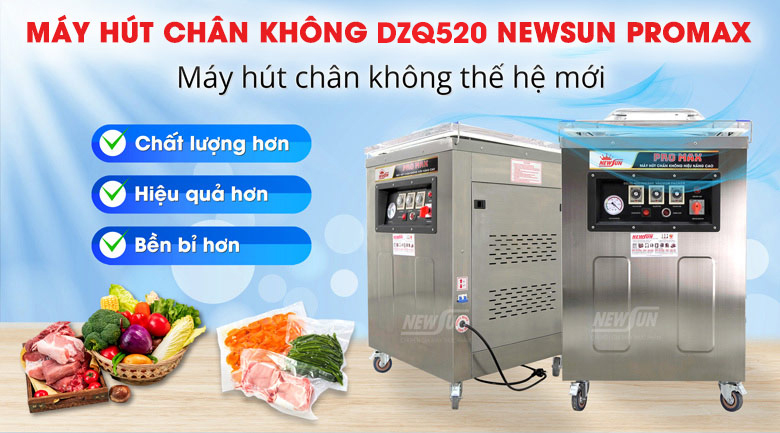 Máy hút chân không ruốc DZQ520 Promax