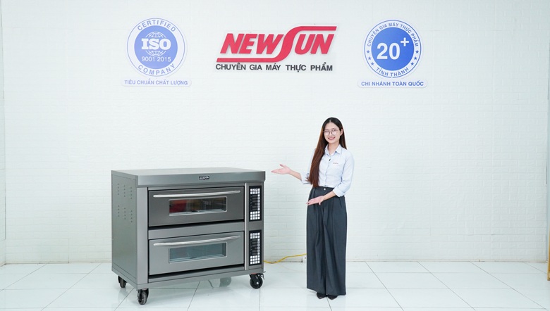 Thực tế lò nướng bánh 2 tầng 4 khay dùng điện cao cấp HGD-40D Thực tế lò nướng bánh 2 tầng 4 khay dùng điện cao cấp HGD-40D