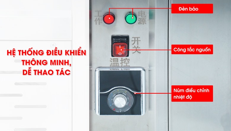 Hệ thống điều khiển thông minh, thao tác dễ dàng