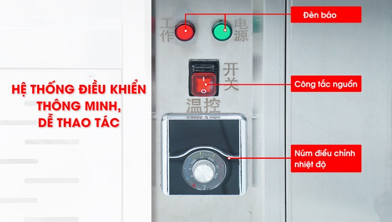 Bảng điều khiển hiện đại – vận hành đơn giản