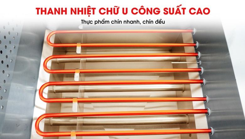 Thanh nhiệt chữ U công suất 20kW – truyền nhiệt nhanh, đều