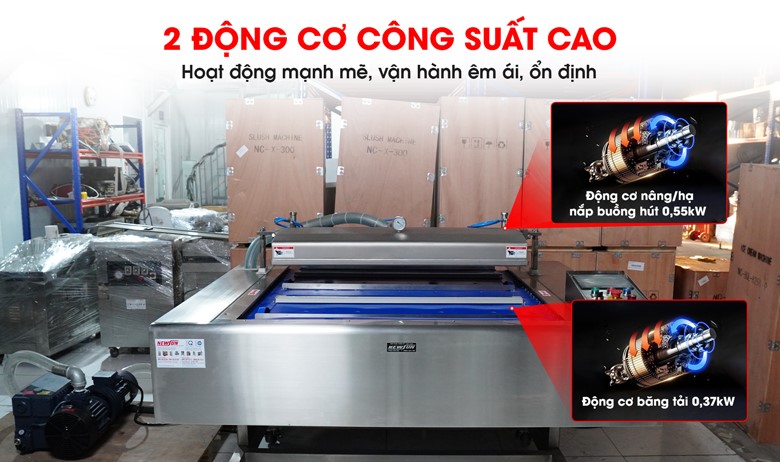 Trang bị hai động cơ công suất cao 
