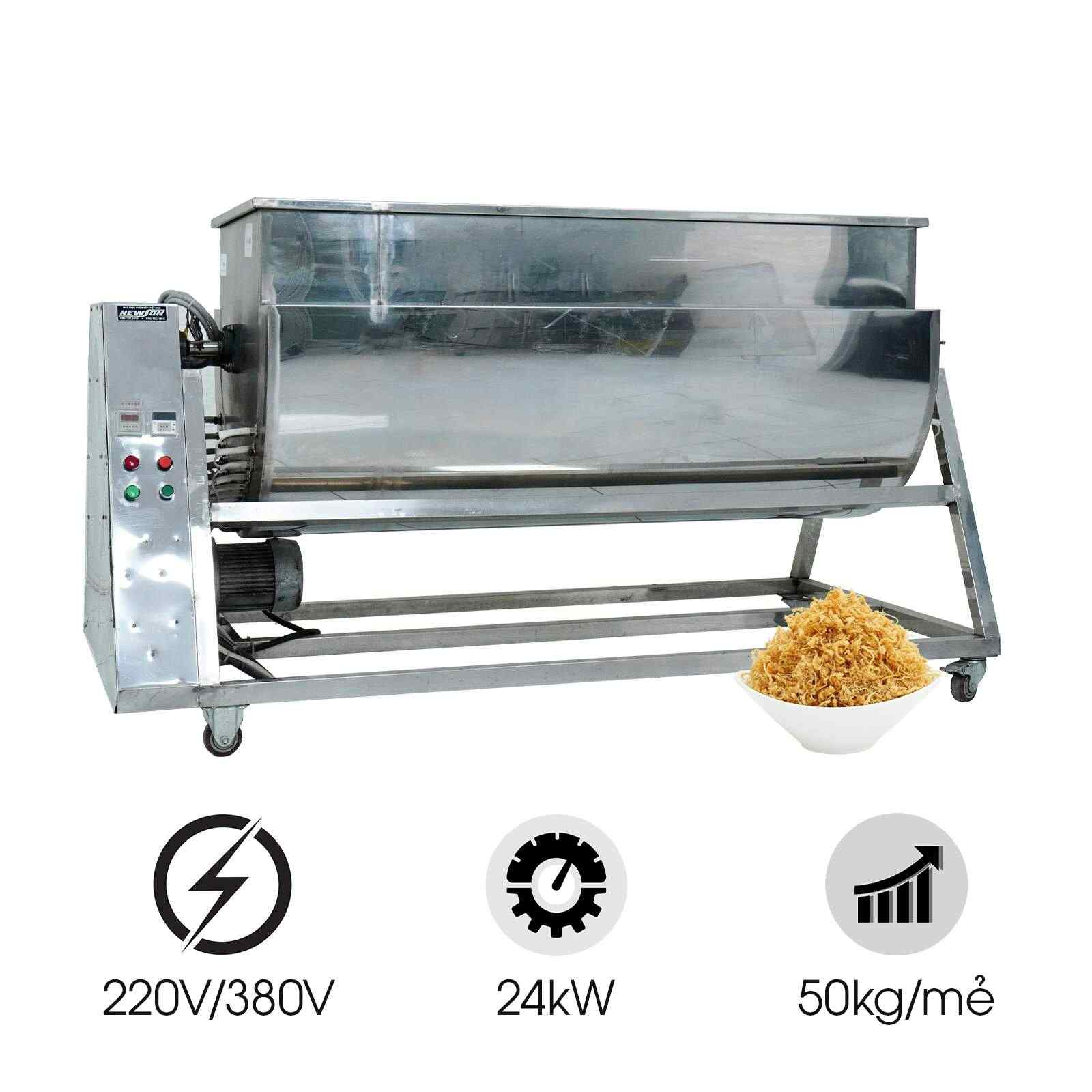 Máy rang ruốc 50kg