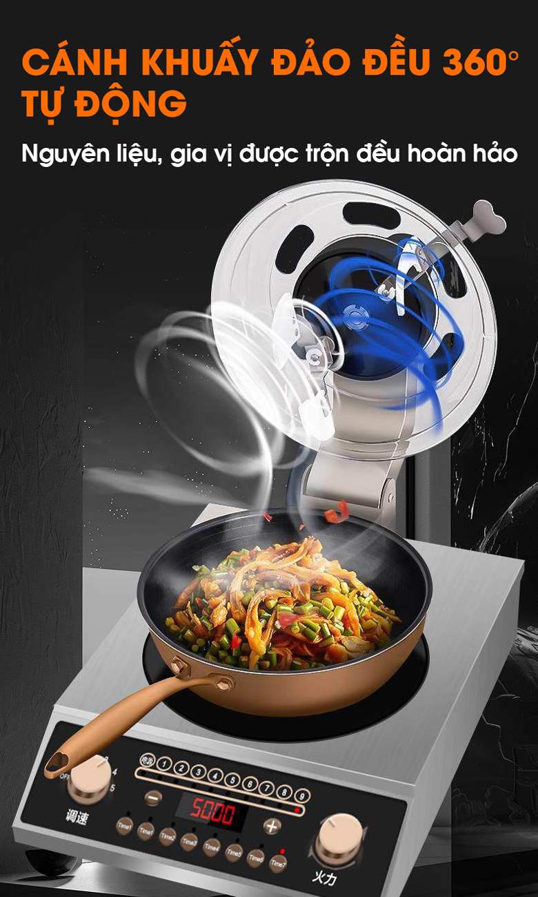 Thiết kế cánh khuấy thông minh từ nhựa chịu nhiệt Teflon