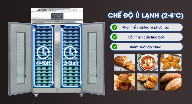 Chế độ ủ lạnh phát triển hương vị và cải thiện cấu trúc bột phức tạp Chế độ ủ lạnh phát triển hương vị và cải thiện cấu trúc bột phức tạp