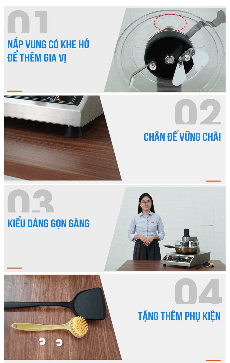 Những chi tiết khác được thiết kế tối ưu