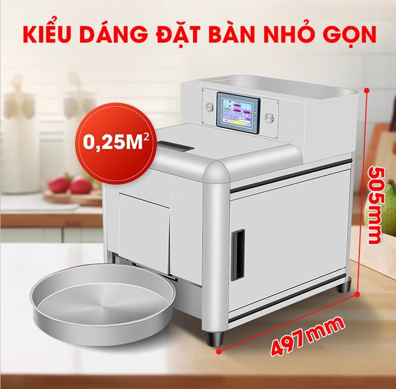 Kiểu dáng vuông vắn, nhỏ gọn