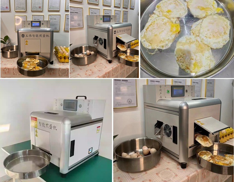 Một số hình ảnh thực tế của máy làm trứng ốp NEWSUN