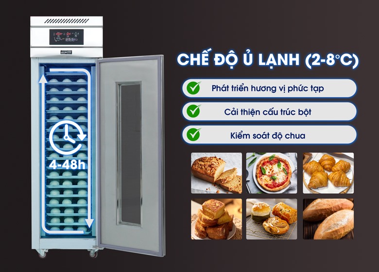 Chế độ ủ lạnh phát triển hương vị và cải thiện cấu trúc bột phức tạp Chế độ ủ lạnh phát triển hương vị và cải thiện cấu trúc bột phức tạp