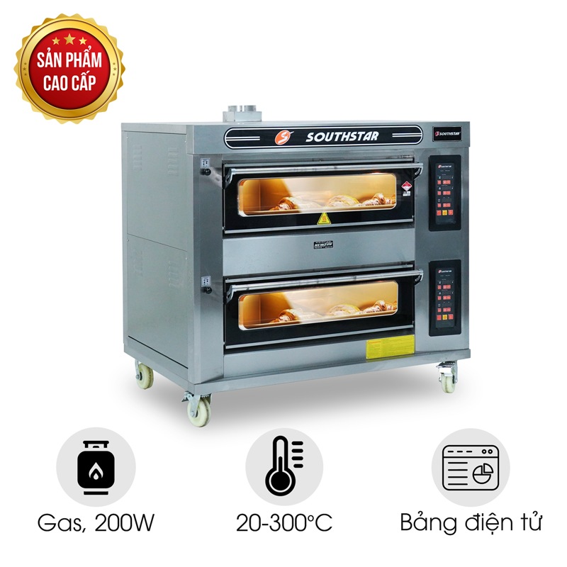 Lò nướng bánh Southstar gas 2 tầng 4 khay YXY-40AI