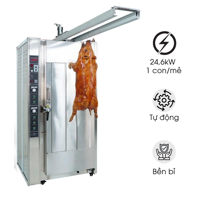Lò quay heo nguyên con dùng điện KN-1910-10