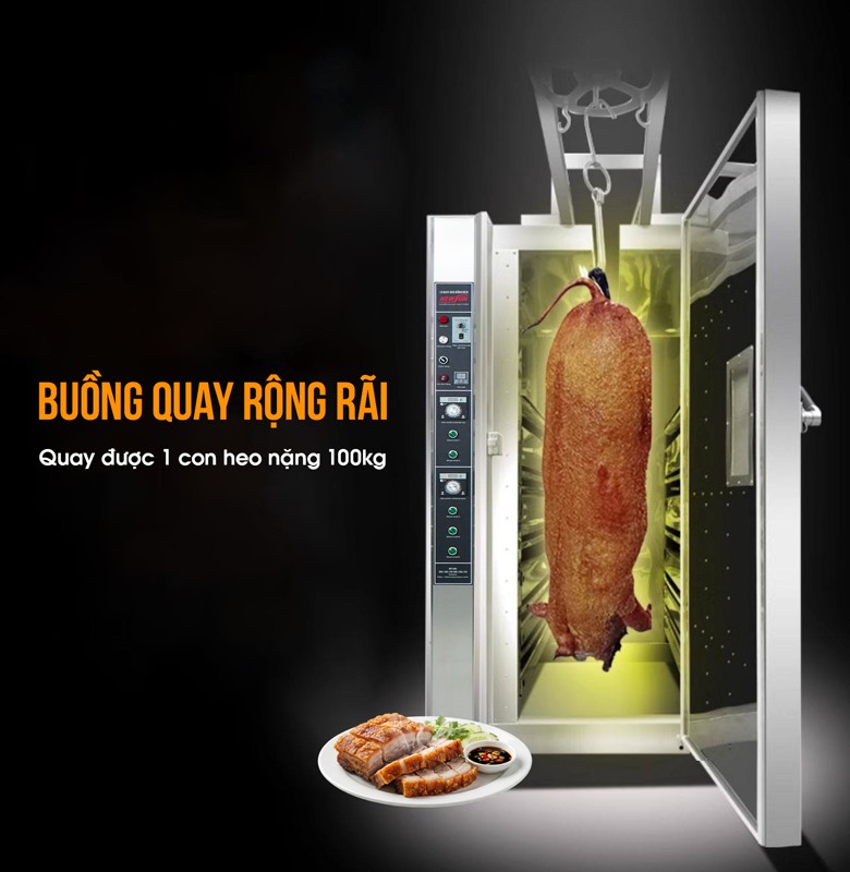 Buồng quay rộng rãi