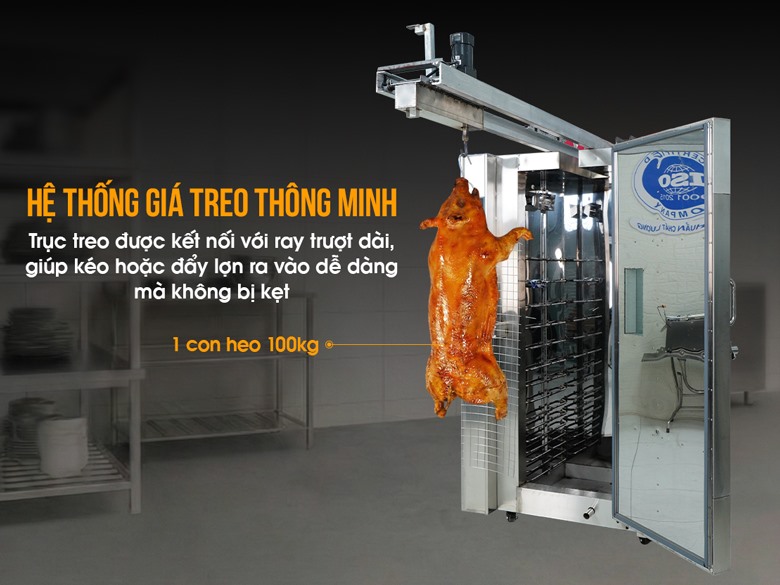 Giá treo heo thông minh, thao tác an toàn và nhẹ nhàng