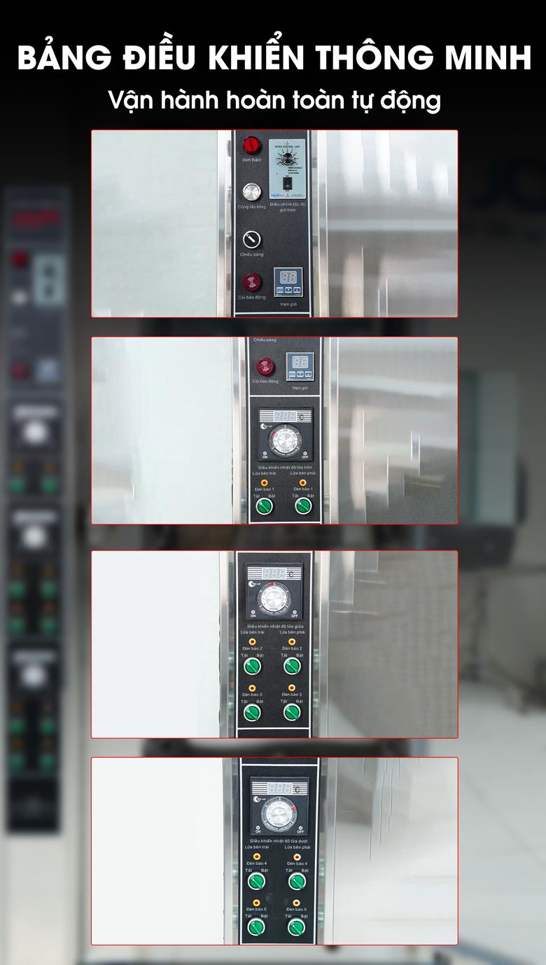 Bảng điều khiển dễ dàng thao tác
