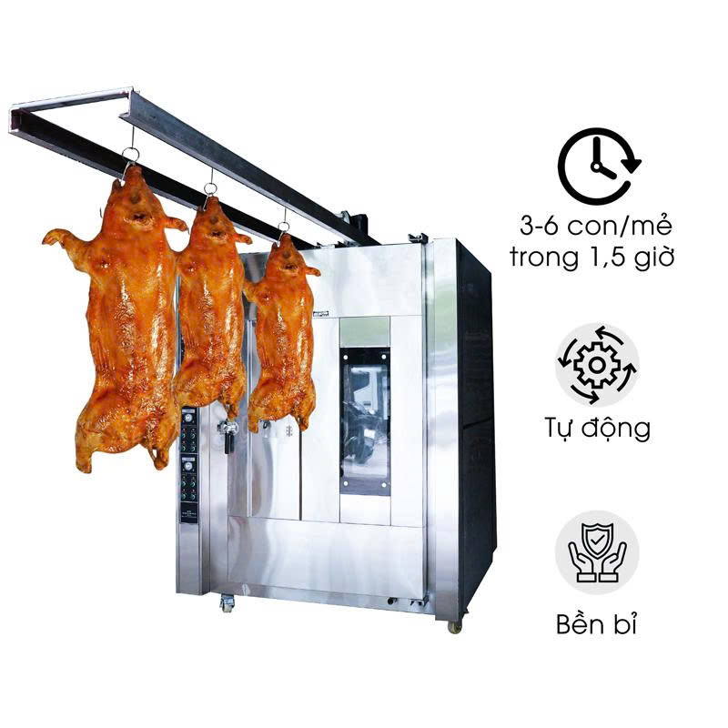 Lò quay heo nguyên con dùng gas KN-G1918