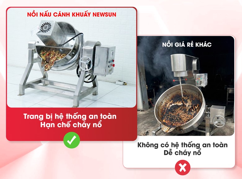 Trang bị chức năng an toàn