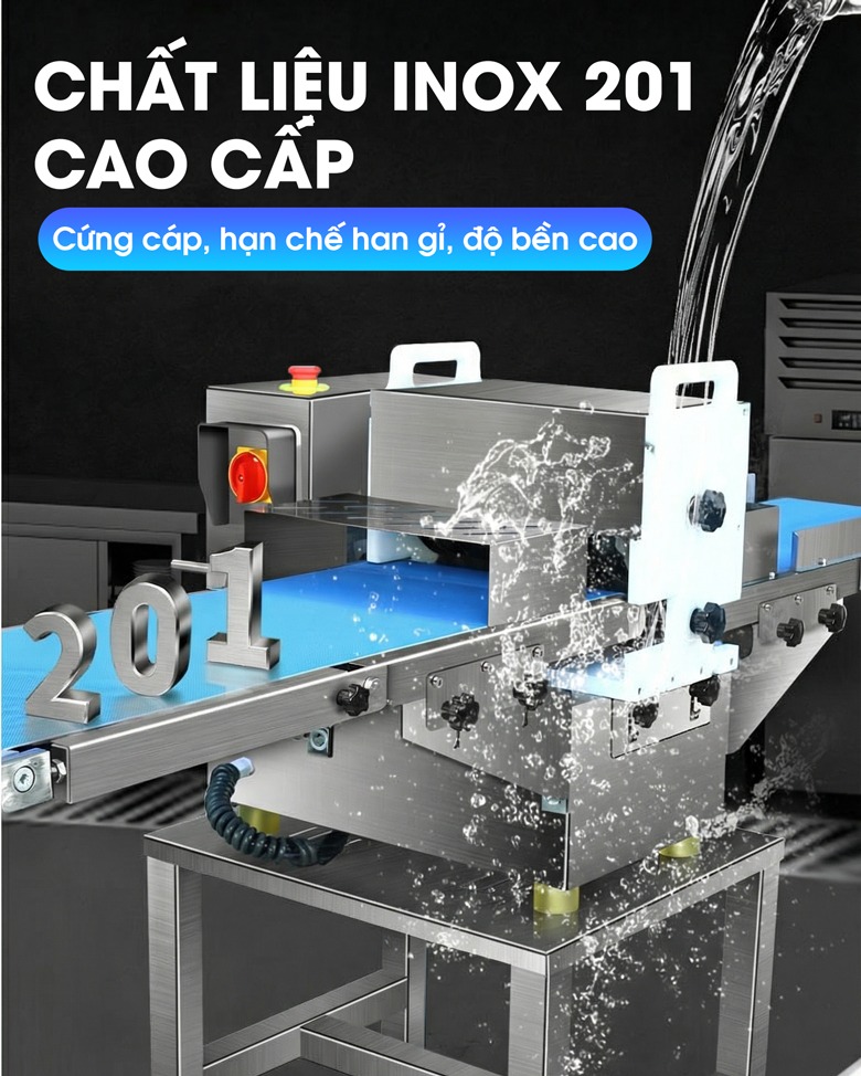 Chất liệu inox 201 cứng cáp, chịu lực và chống han gỉ tốt Chất liệu inox 201 cứng cáp, chịu lực và chống han gỉ tốt