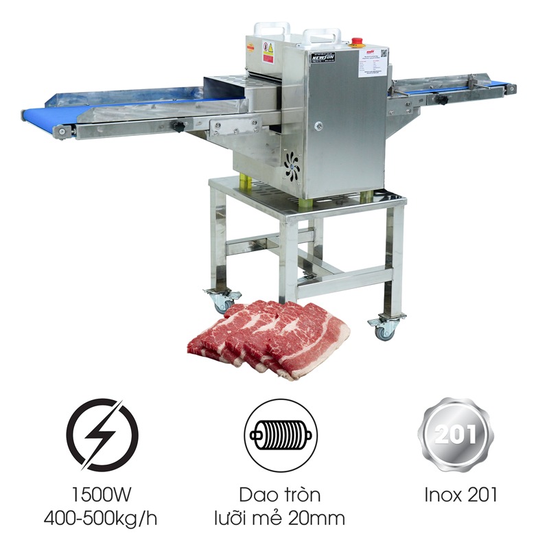 Máy cắt thịt băng tải NS-MCTB340