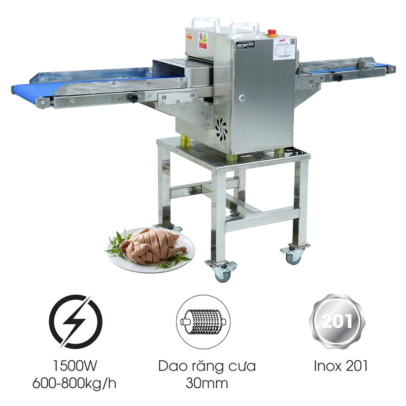 Máy cắt xương thịt băng tải NS-MCTB500-CX