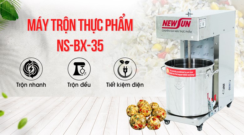 Máy trộn thực phẩm đa năng BX-35