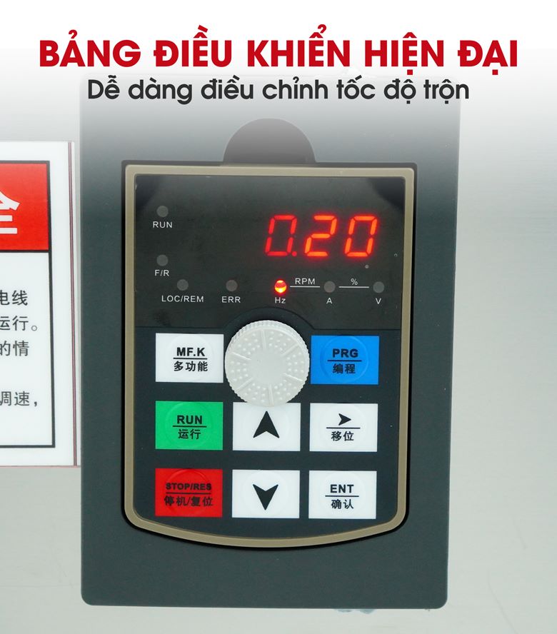 Bảng điều khiển cơ dễ sử dụng
