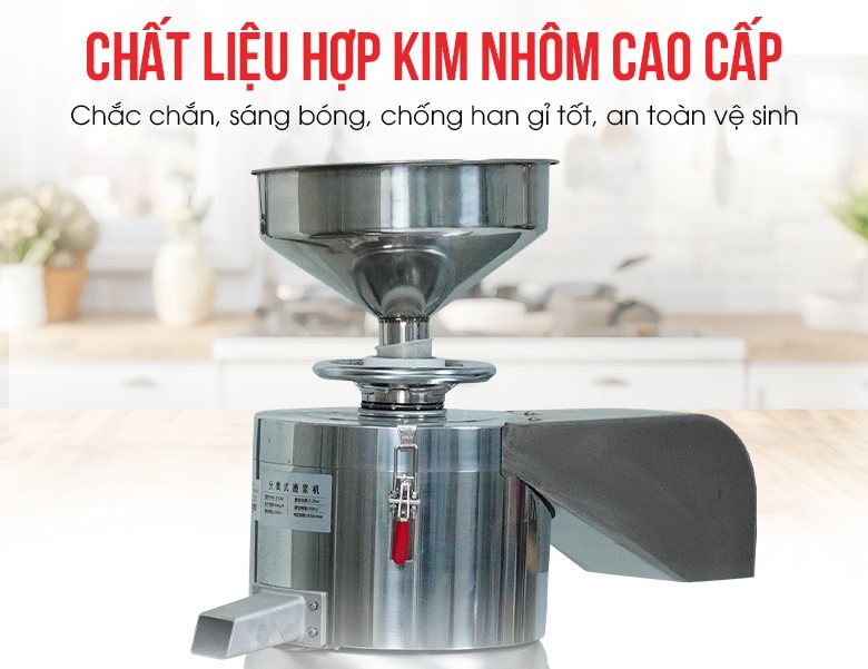 Máy xay sử dụng hợp kim nhôm cao cấp chống oxy hóa