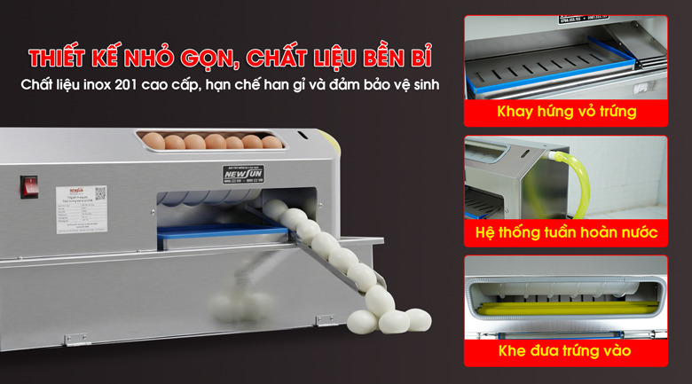 Thiết bị được thiết kế nhỏ gọn có thể đặt trên bàn