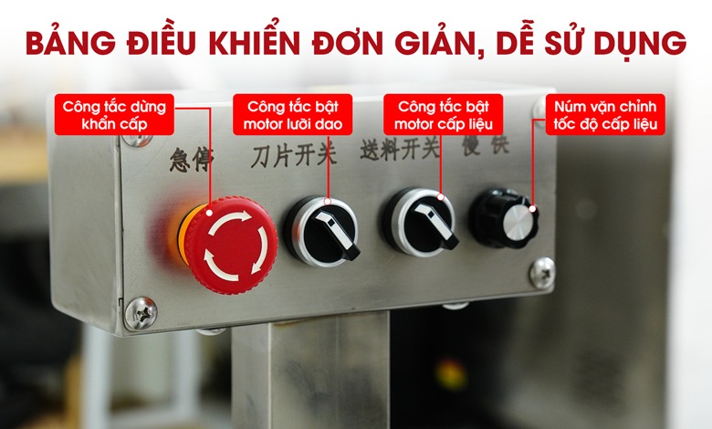 Bảng điều khiển trực quan, dễ sử dụng