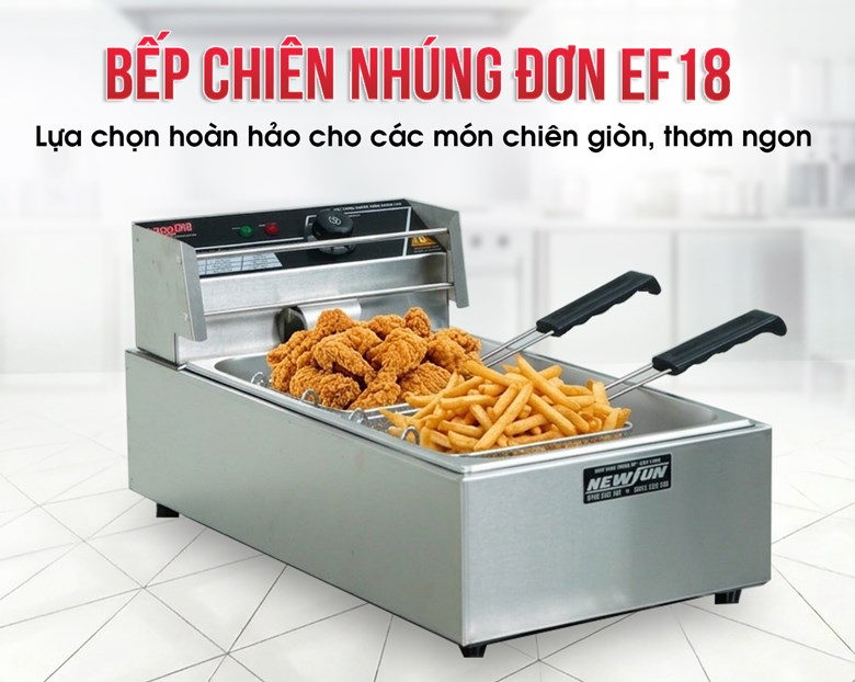 Bếp chiên nhúng đơn EF18