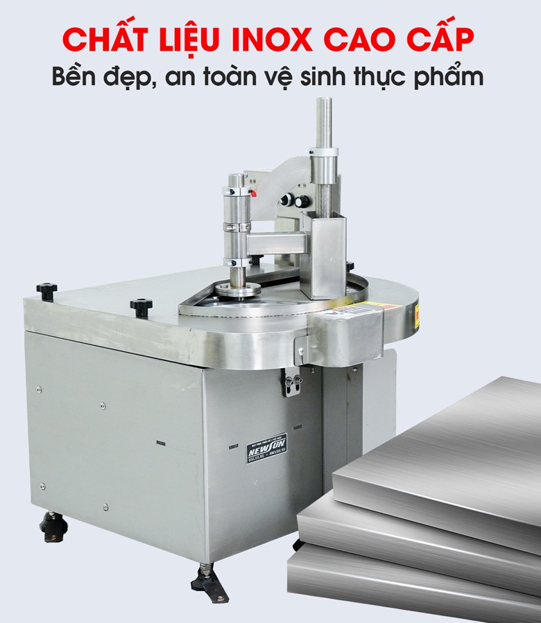 Chất liệu inox 201 bền đẹp và đảm bảo an toàn vệ sinh thực phẩm