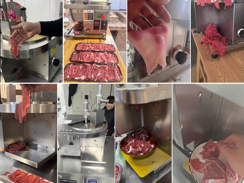 Thực tế sử dụng máy thái lát thịt tự động NEWSUN Thực tế sử dụng máy thái lát thịt tự động NEWSUN