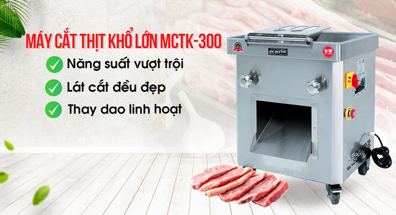 Máy cắt thịt tươi sống khổ lớn NS-MCTK300 chính hãng, giá tốt Máy cắt thịt tươi sống khổ lớn NS-MCTK300 chính hãng, giá tốt
