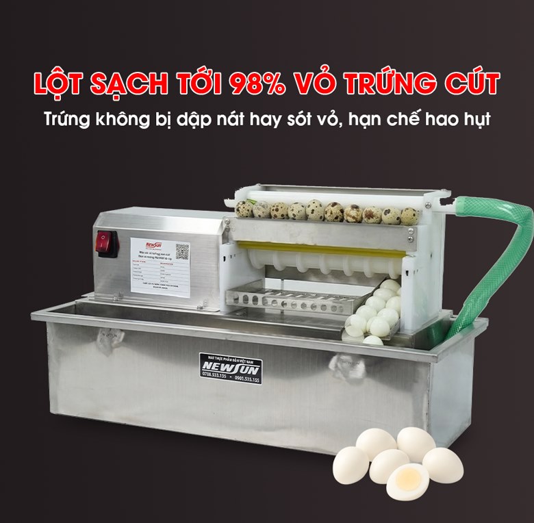 Tỷ lệ bóc sạch cao, hạn chế dập nát