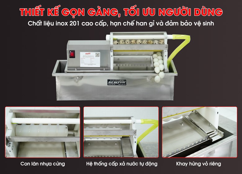 Thiết kế tối ưu, gọn gàng và chắc chắn