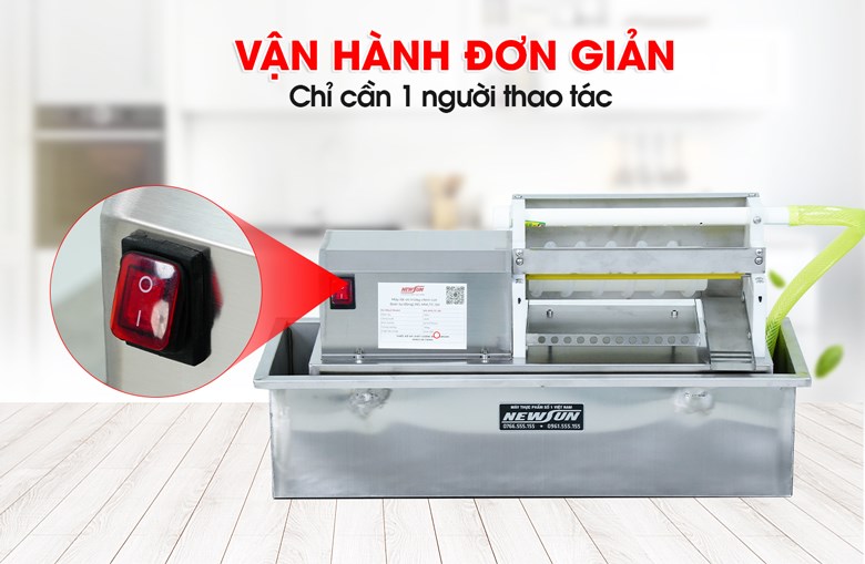 Vận hành đơn giản, chỉ cần một người thao tác