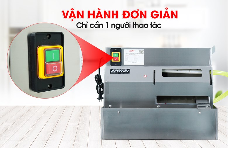 Vận hành đơn giản, chỉ cần 1 người sử dụng