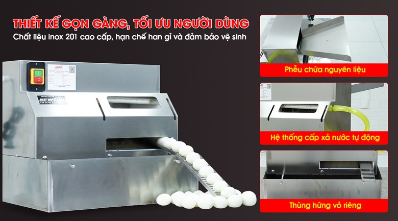 Thiết kế nhỏ gọn, tối ưu không gian