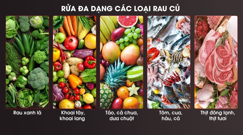 Làm sạch nhiều nguyên liệu